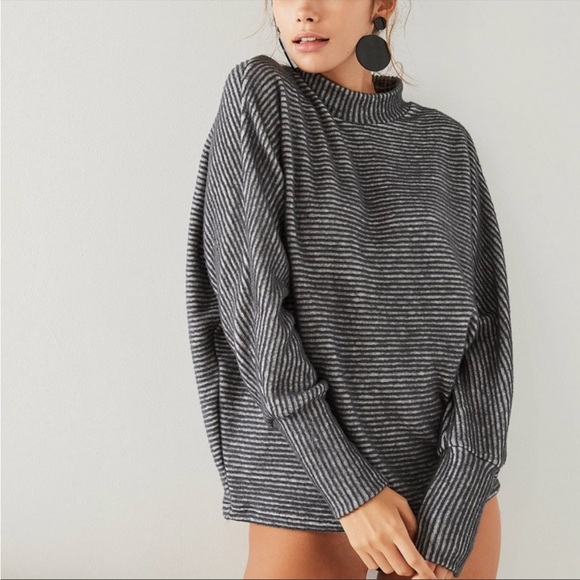 Urban Outfitters | Out From Under Amelia Striped Smock Sweater - Picture 2 of 6